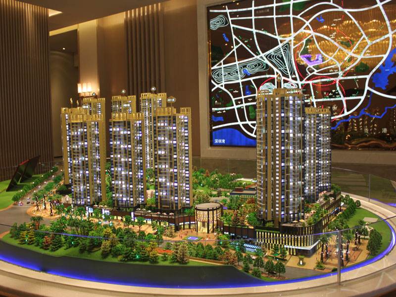 制作高端房地产展示沙盘模型