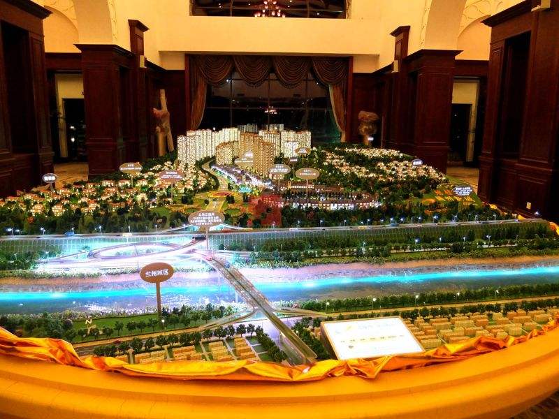 青海西宁沙盘模型制作公司建筑模型，电子沙盘模型